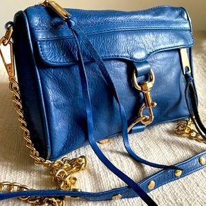Rebecca Minkoff royal blue mini M.A.C crossbody